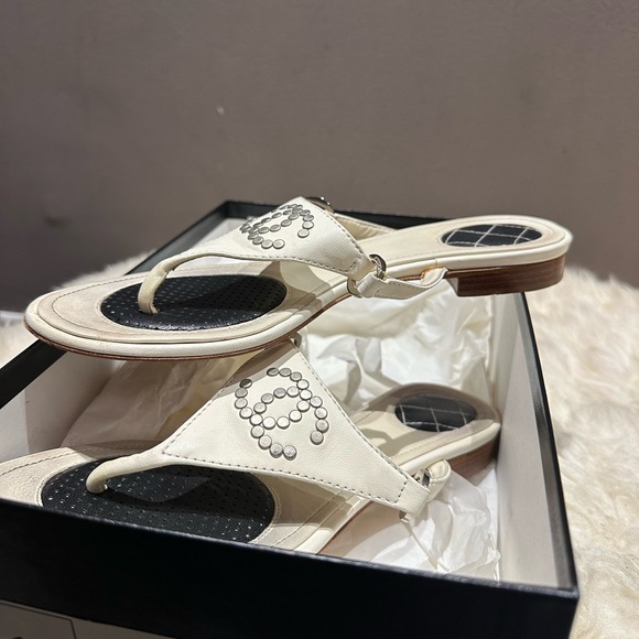 Chanel Sandals 🤍 size 37, worn, original box - Picture 5 of 6